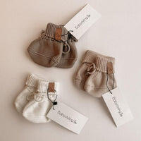 Babystyling neuletossut - light beige - Luna Living