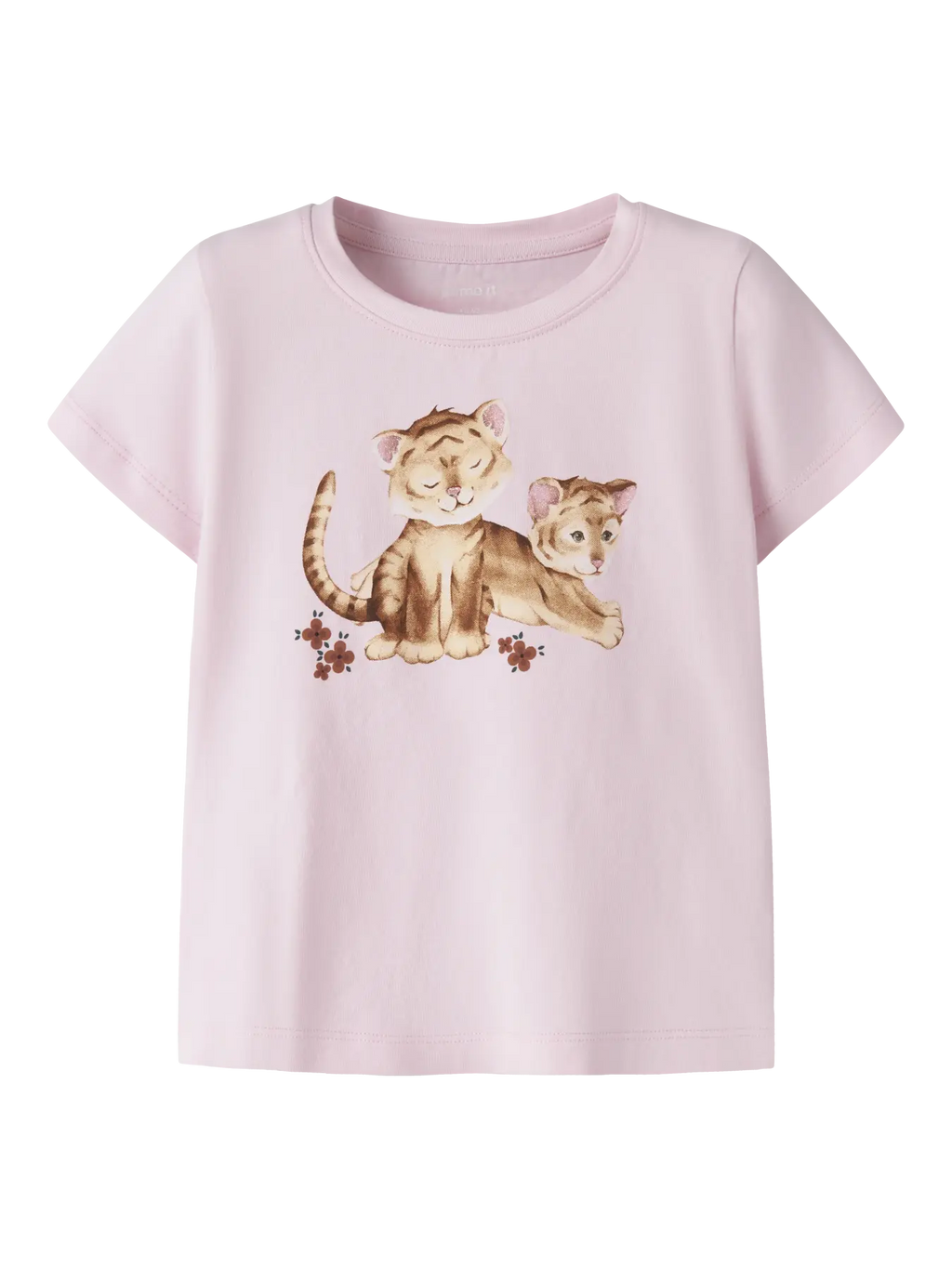 Name It - mini tiger -t-paita, Cradle Pink