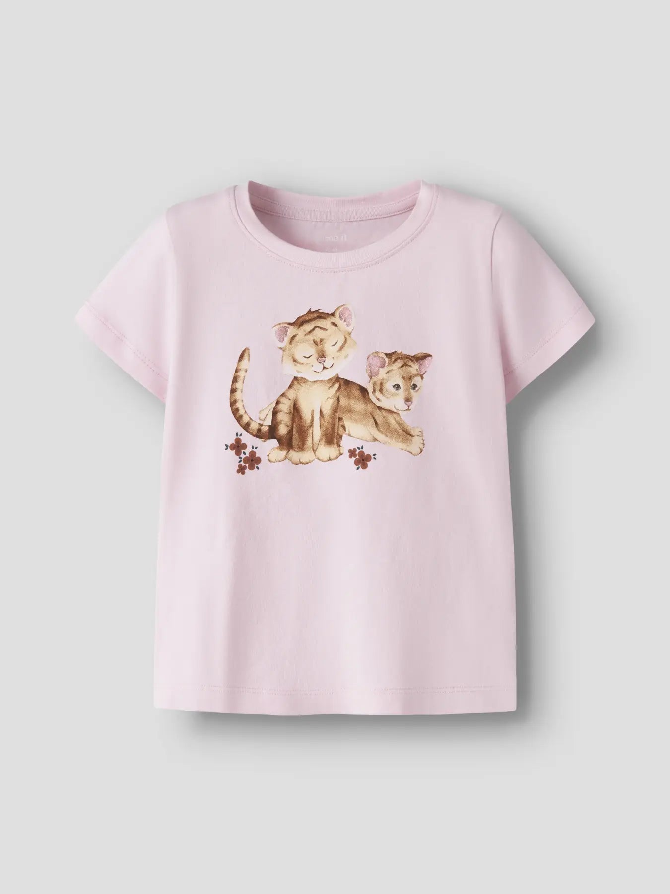 Name It - mini tiger -t-paita, Cradle Pink