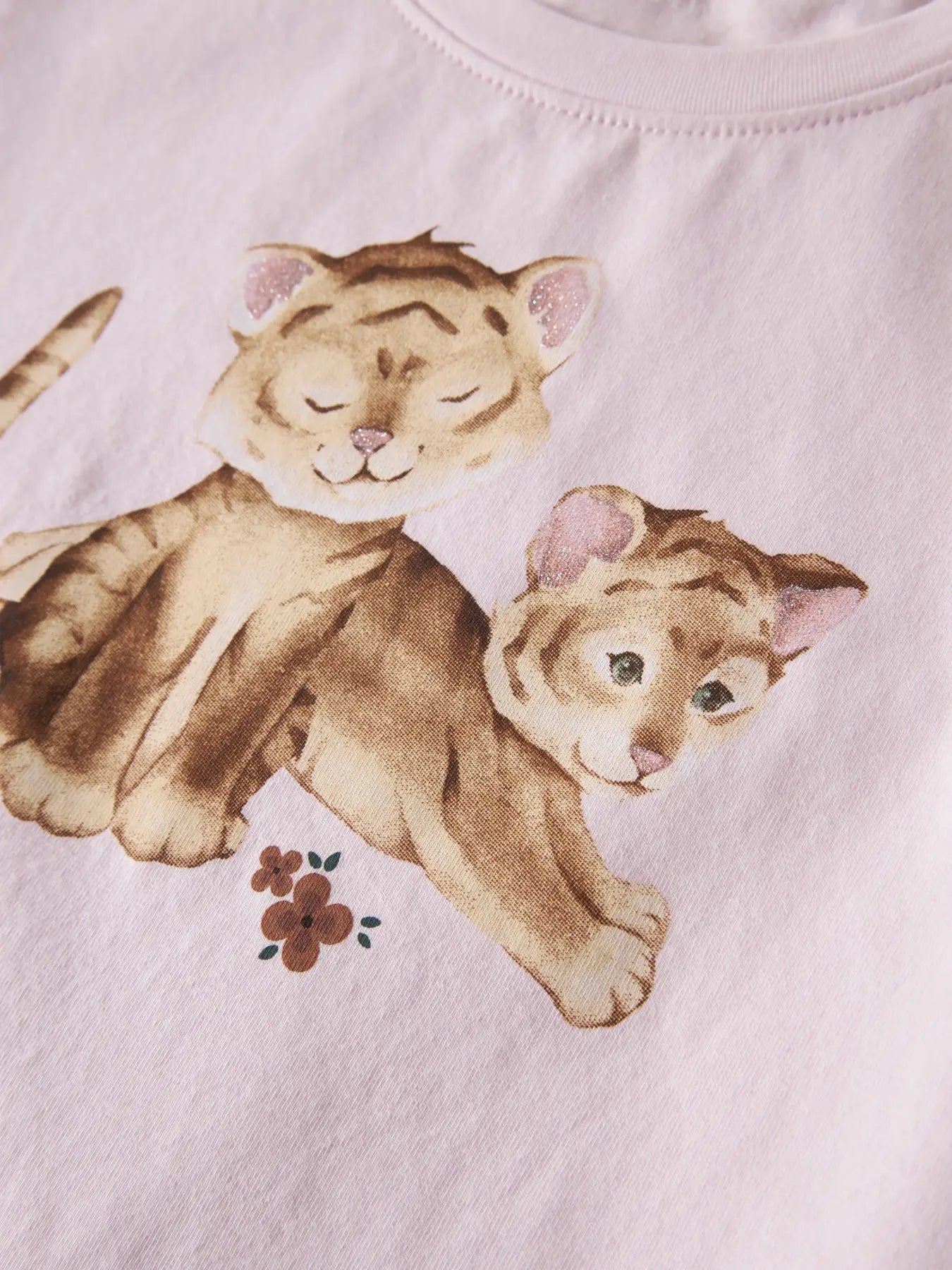 Name It - mini tiger -t-paita, Cradle Pink