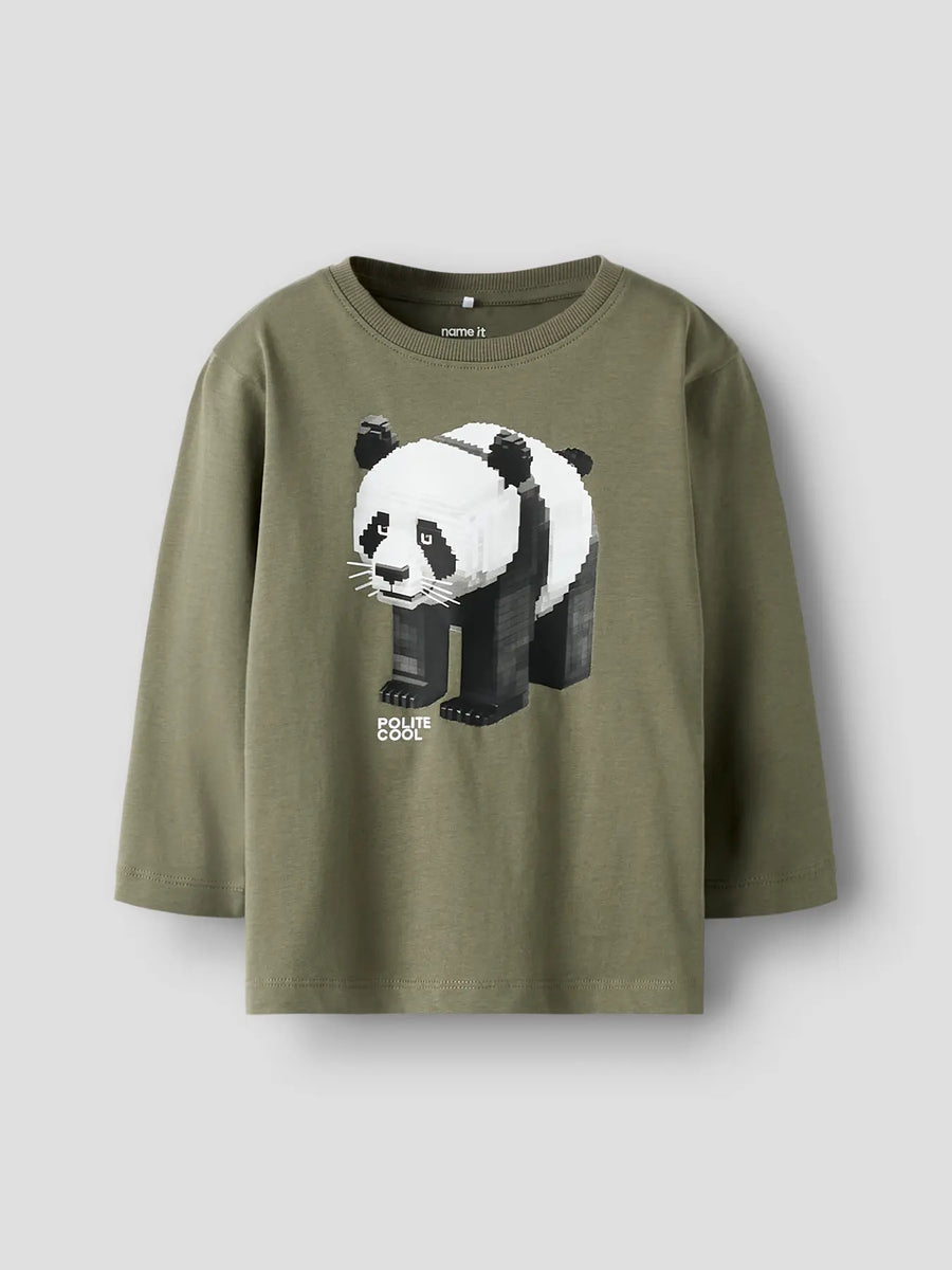 Name It - pitkähihainen paita,panda