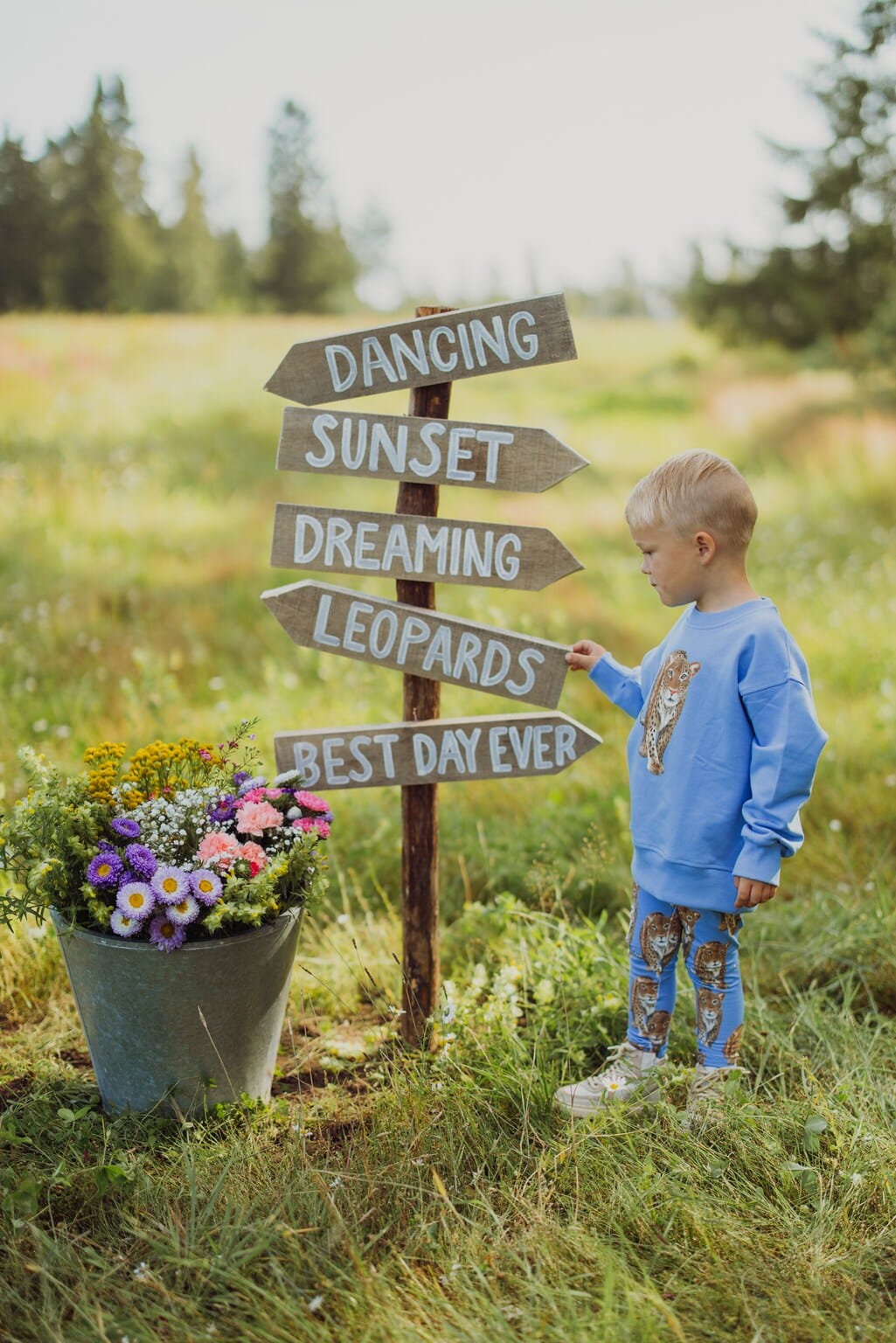 Metsola - Leopard -Leggingsit,Electric