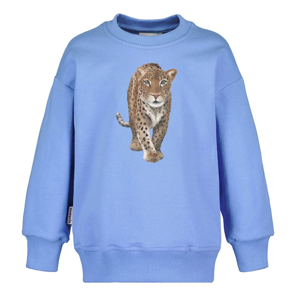Metsola - Leopard Oversize Sweater -Collegepaita,Electric