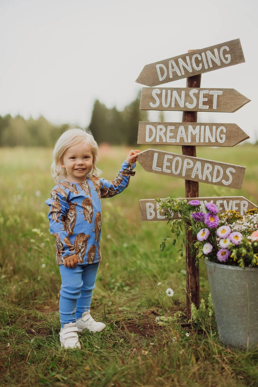 Metsola - Leopard -Paita,Electric