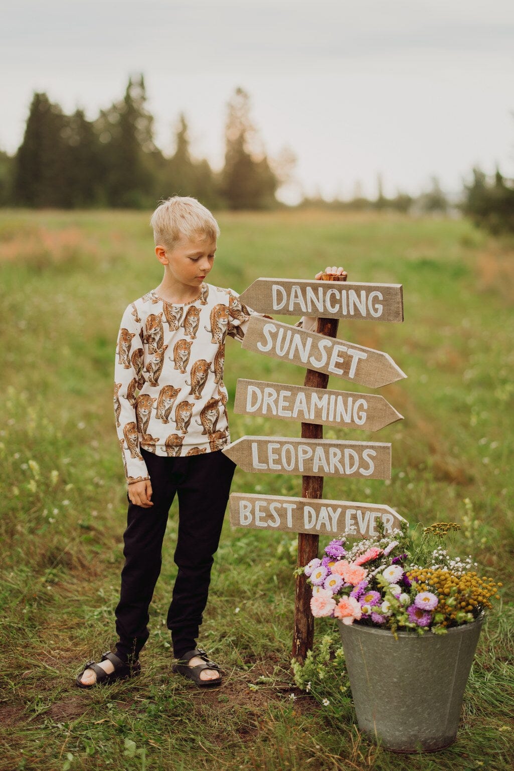 Metsola - Leopard -Paita,Milky