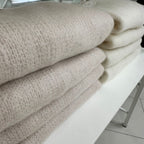 Swanie - Lux mohair neulepusero white