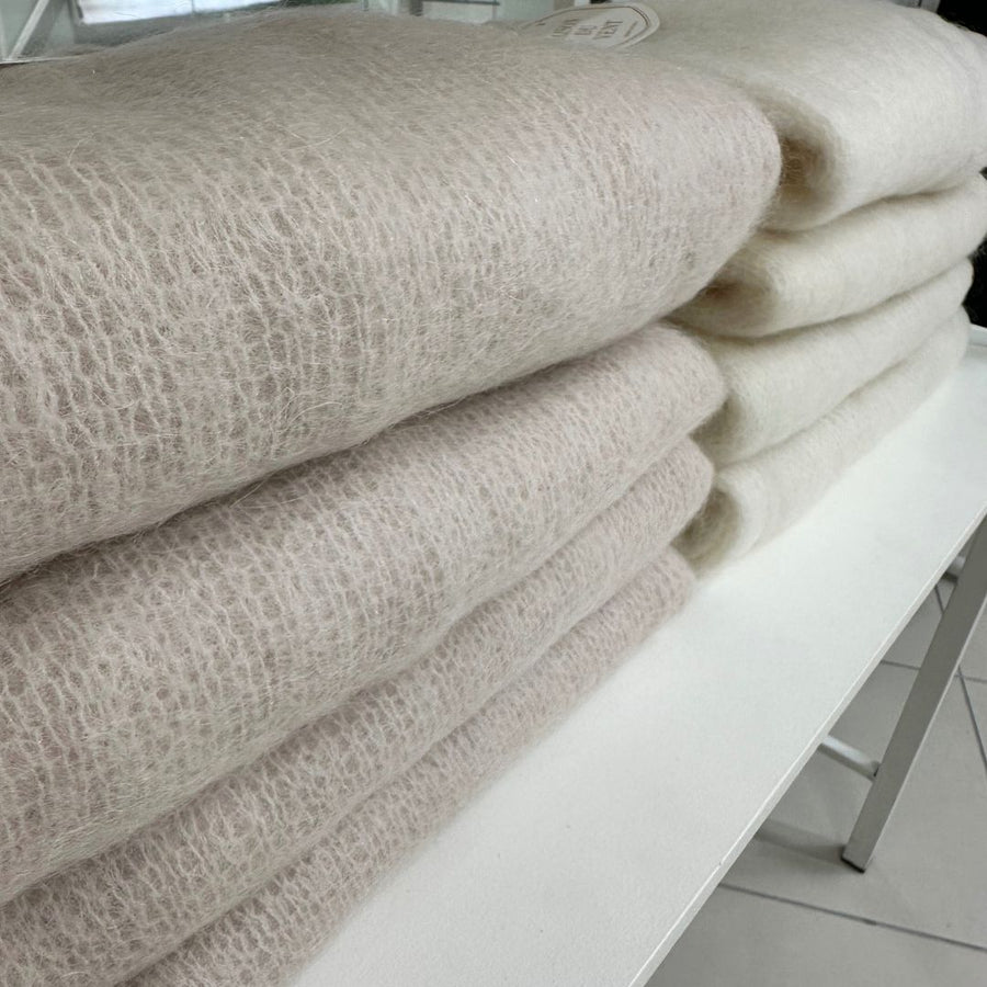 Swanie - Lux Mohair -neulepusero - Creamy