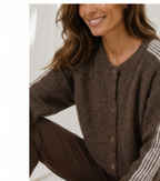 Marta du Chateau Vellie Knit Cardigan Moro/Fango