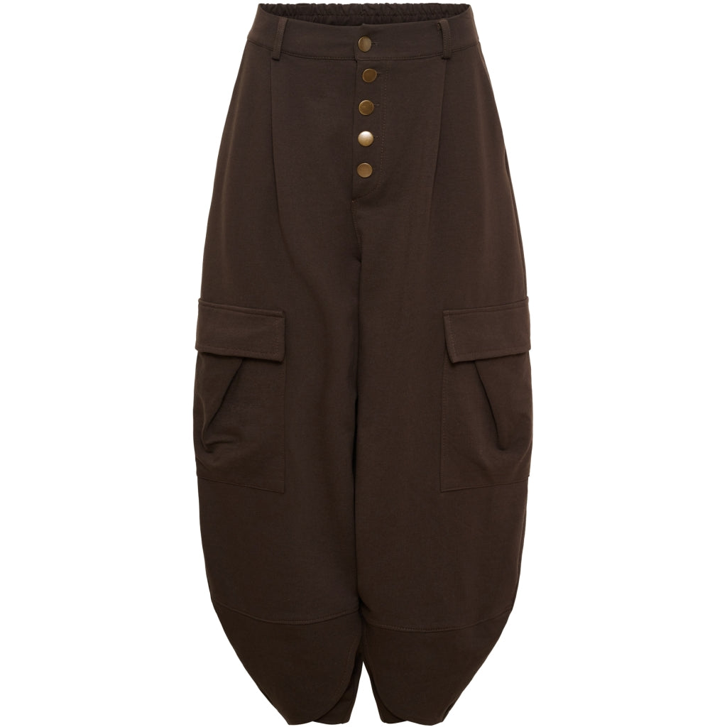 Marta Amalfi Balloon Cargo Pants – Brown