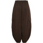 Marta Amalfi Balloon Cargo Pants – Brown