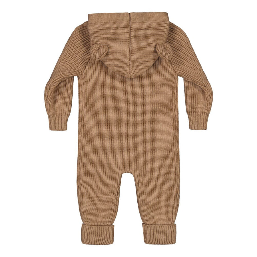 Metsola - bear knit -merinovillahaalari vauvalle | peanut butter