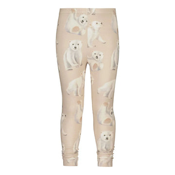 Metsola-Polar Bears - Leggingsit - Sand