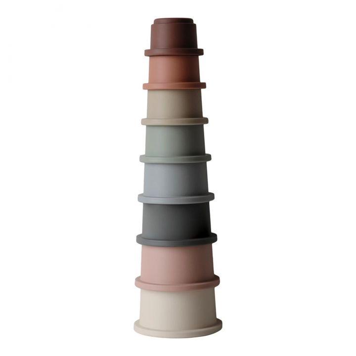 Mushie - Stacking cups beige - Luna Living