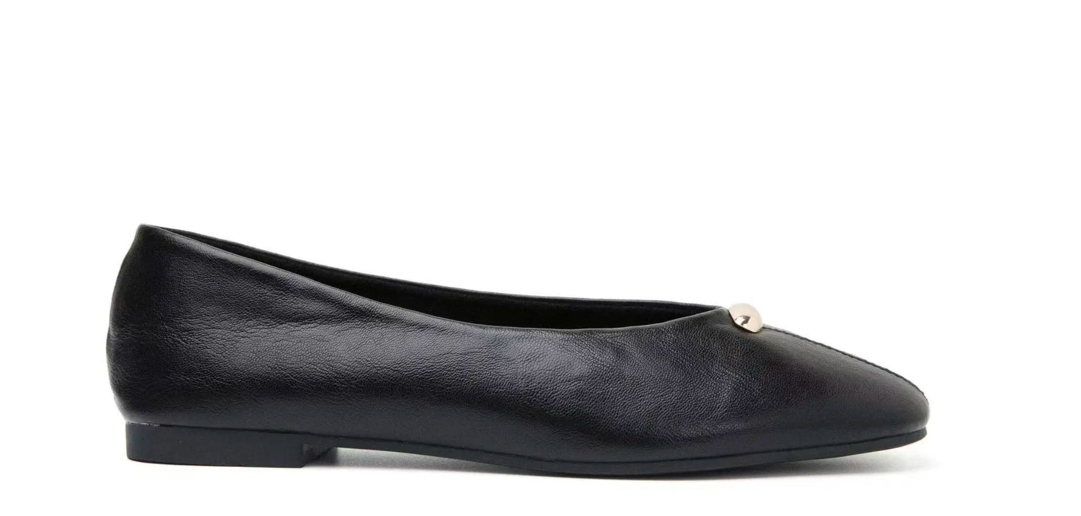 Metallikoristeiset ballerinat