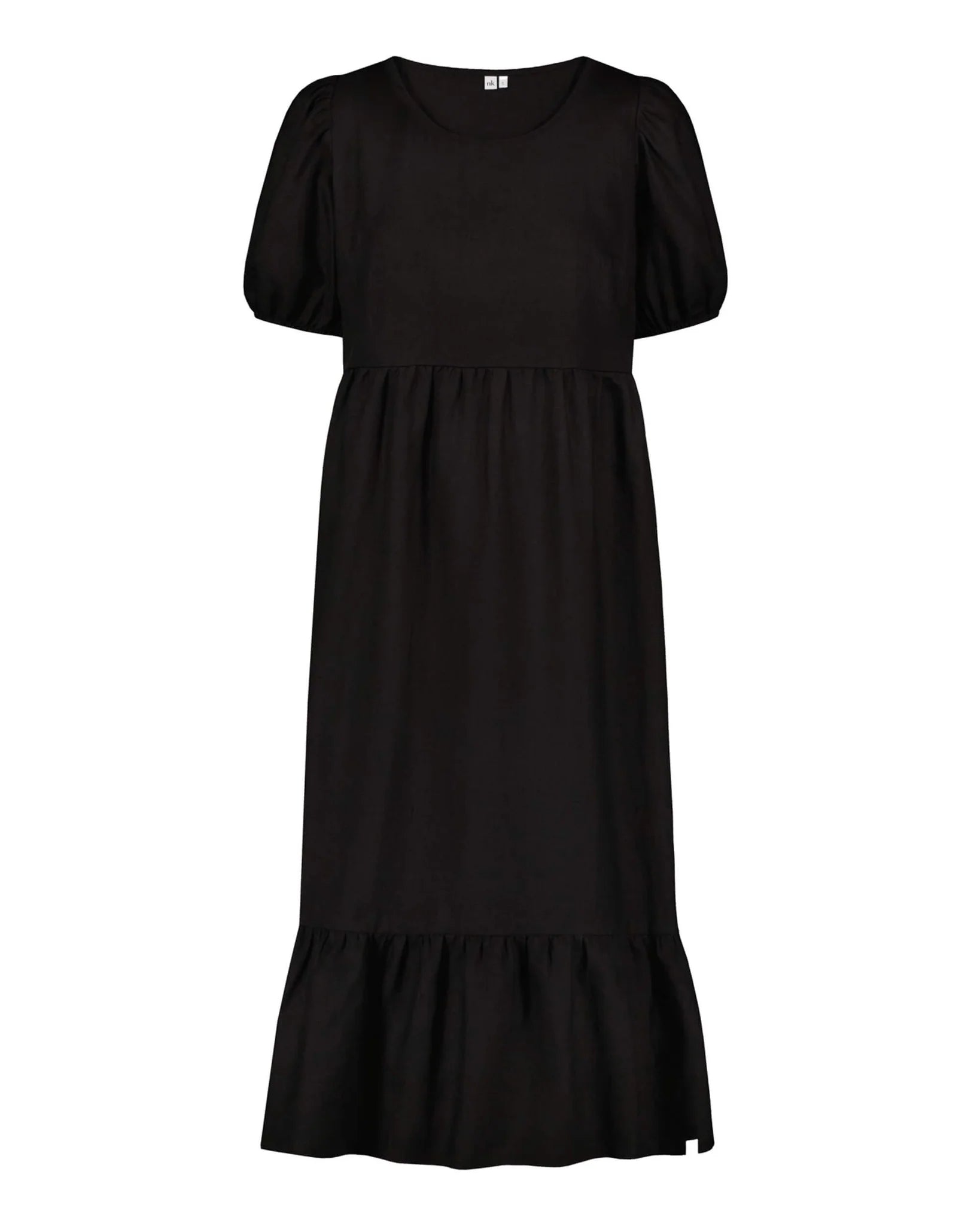 Nakoa -naisten pellavamekko.Astrid Dress,Black