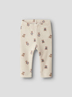 NAME IT BABY- -legginsit,teddy bear