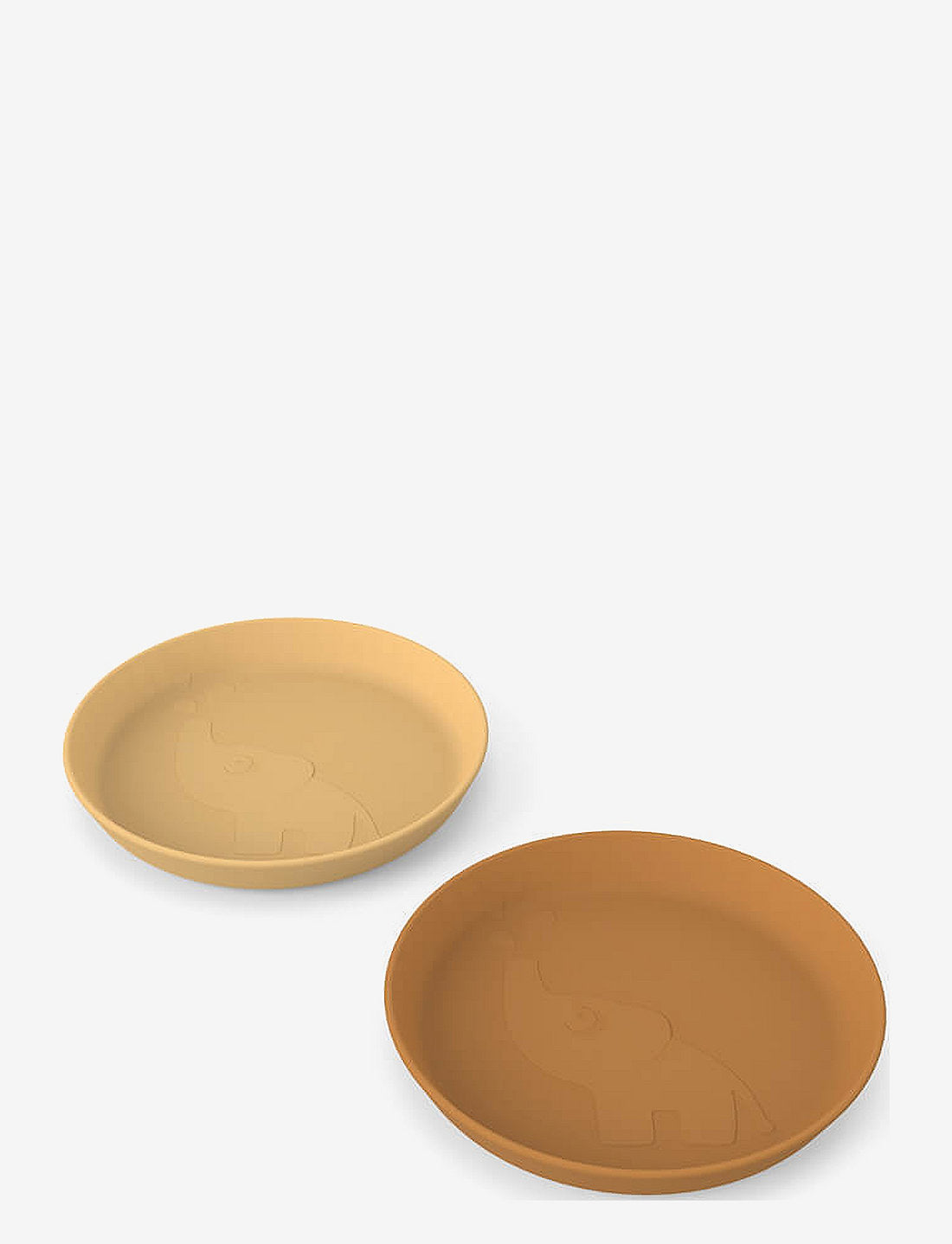 Done by Deer - Kiddish Plate 2-Pack - Elphee - mustard