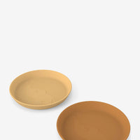 Done by Deer - Kiddish Plate 2-Pack - Elphee - mustard