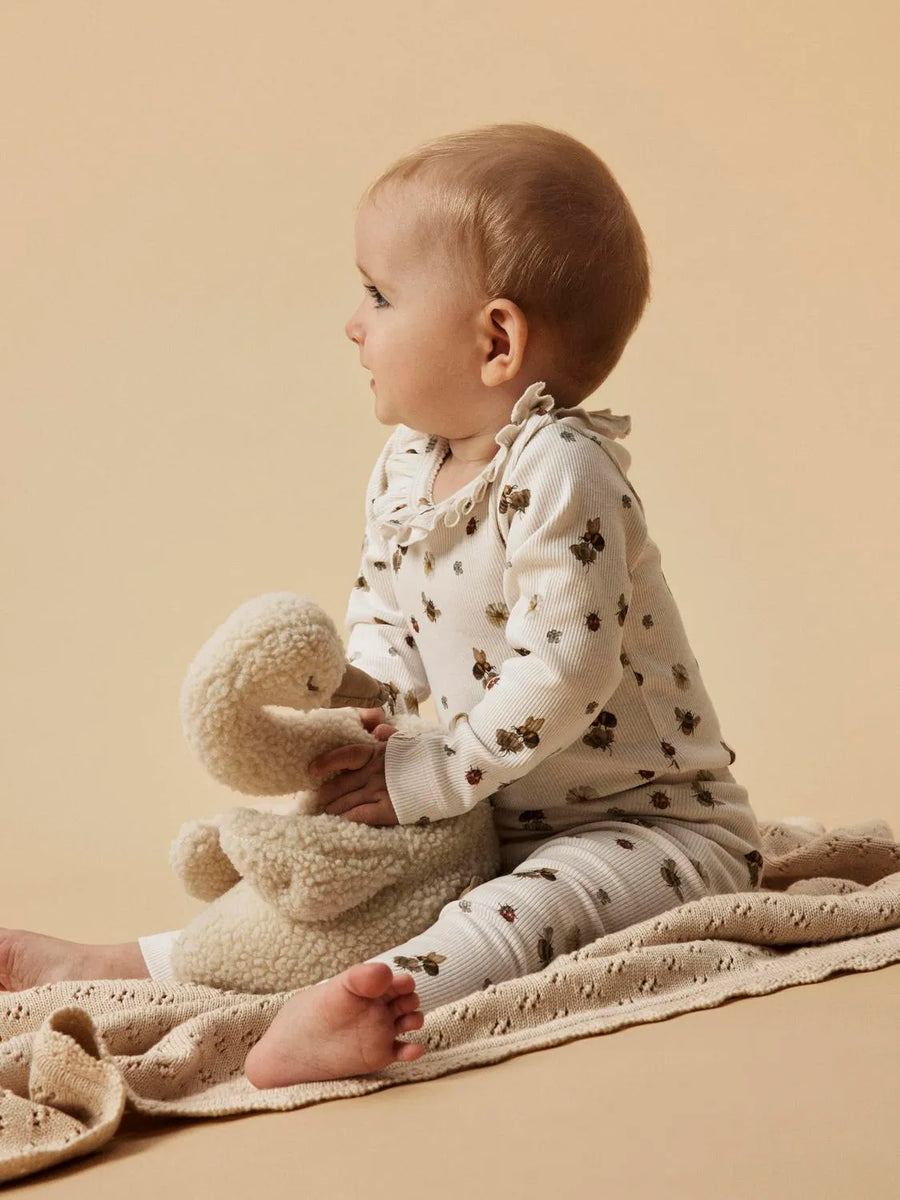 LIL' ATELIER BABY  KUVIOLLINEN LEGGINGSIT