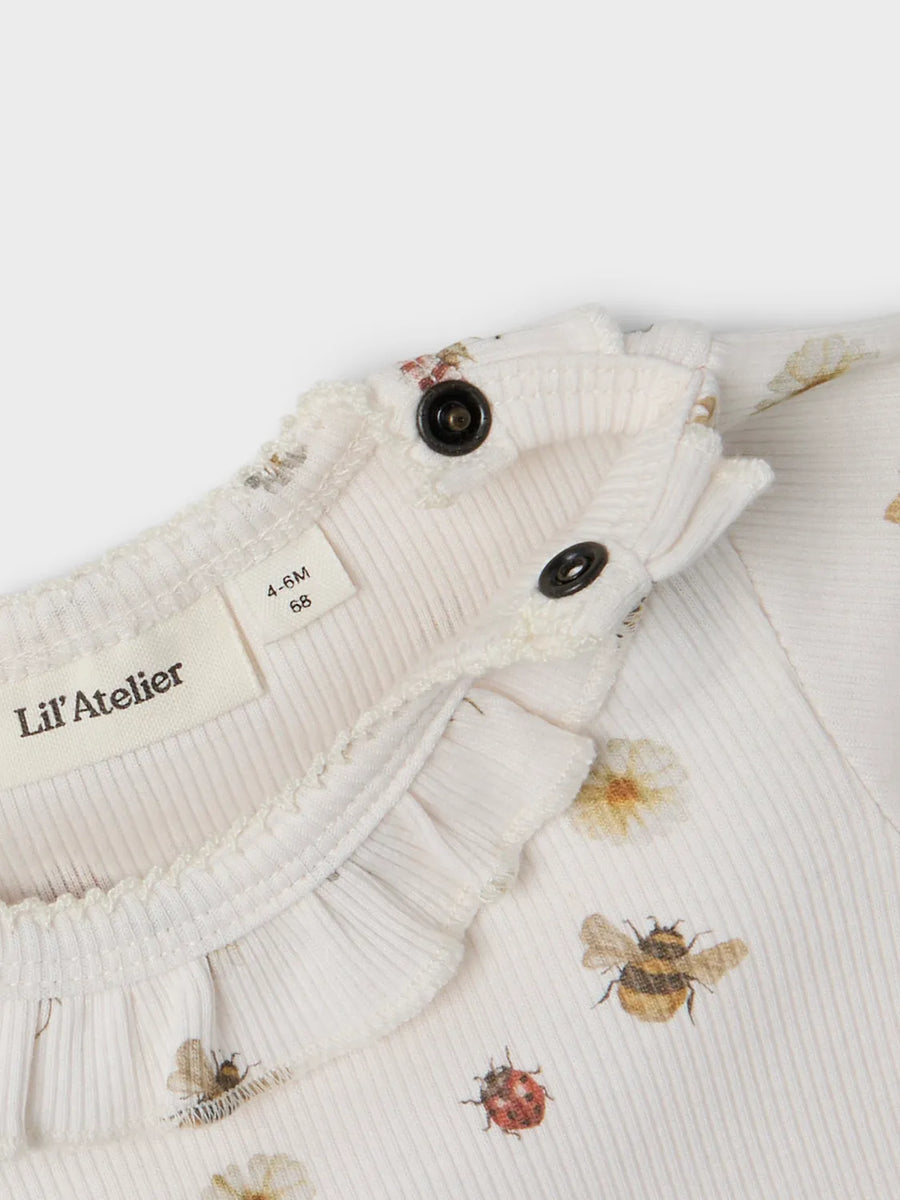 LIL' ATELIER BABY  KUVIOLLINEN LEGGINGSIT