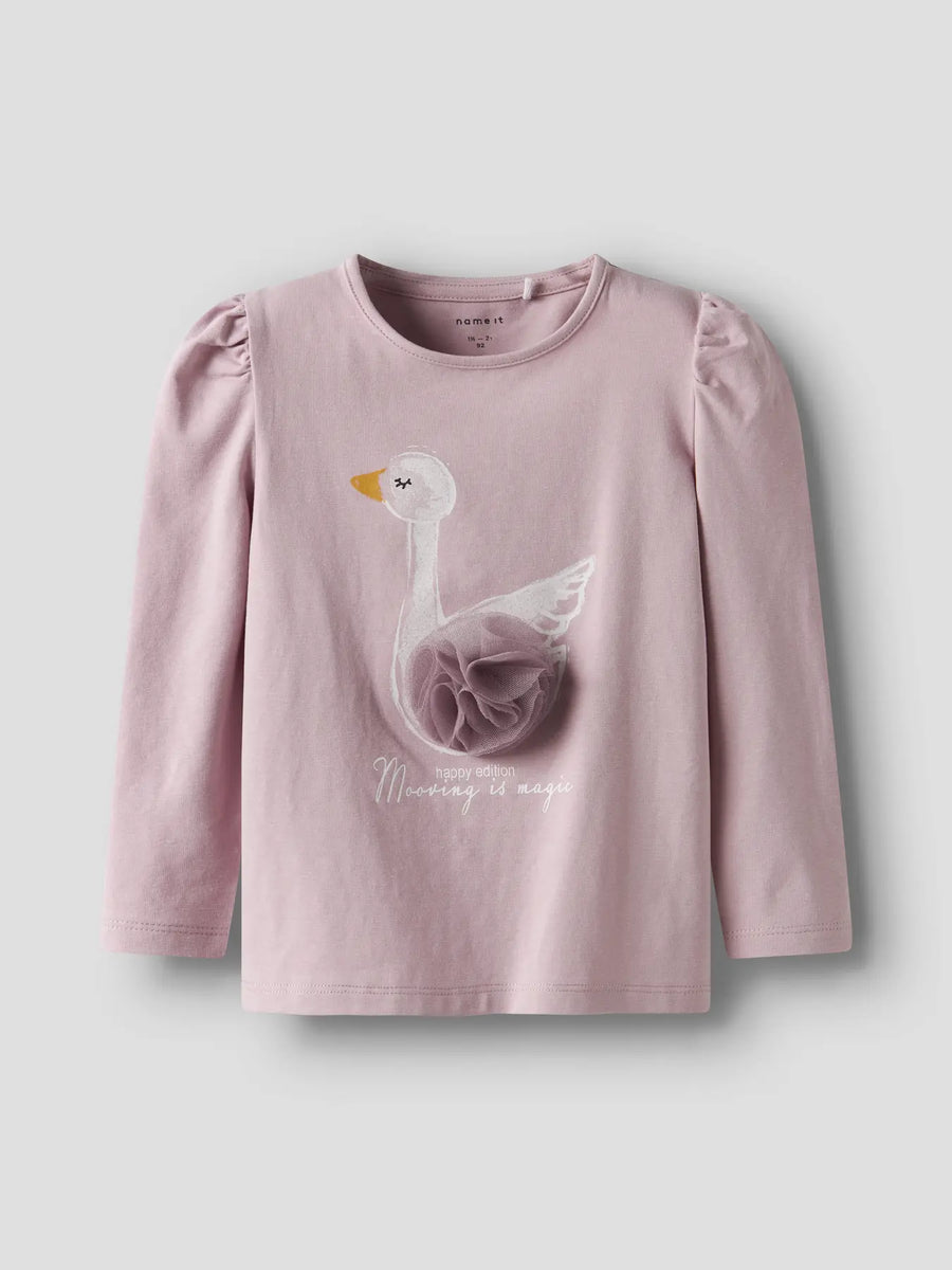 Name It – Pitkähihainen Swana-paita, Keepsake Lilac