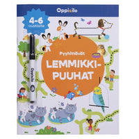 Oppi&ilo - Pyyhittävät Lemmikkipuuhat -puuhakirja