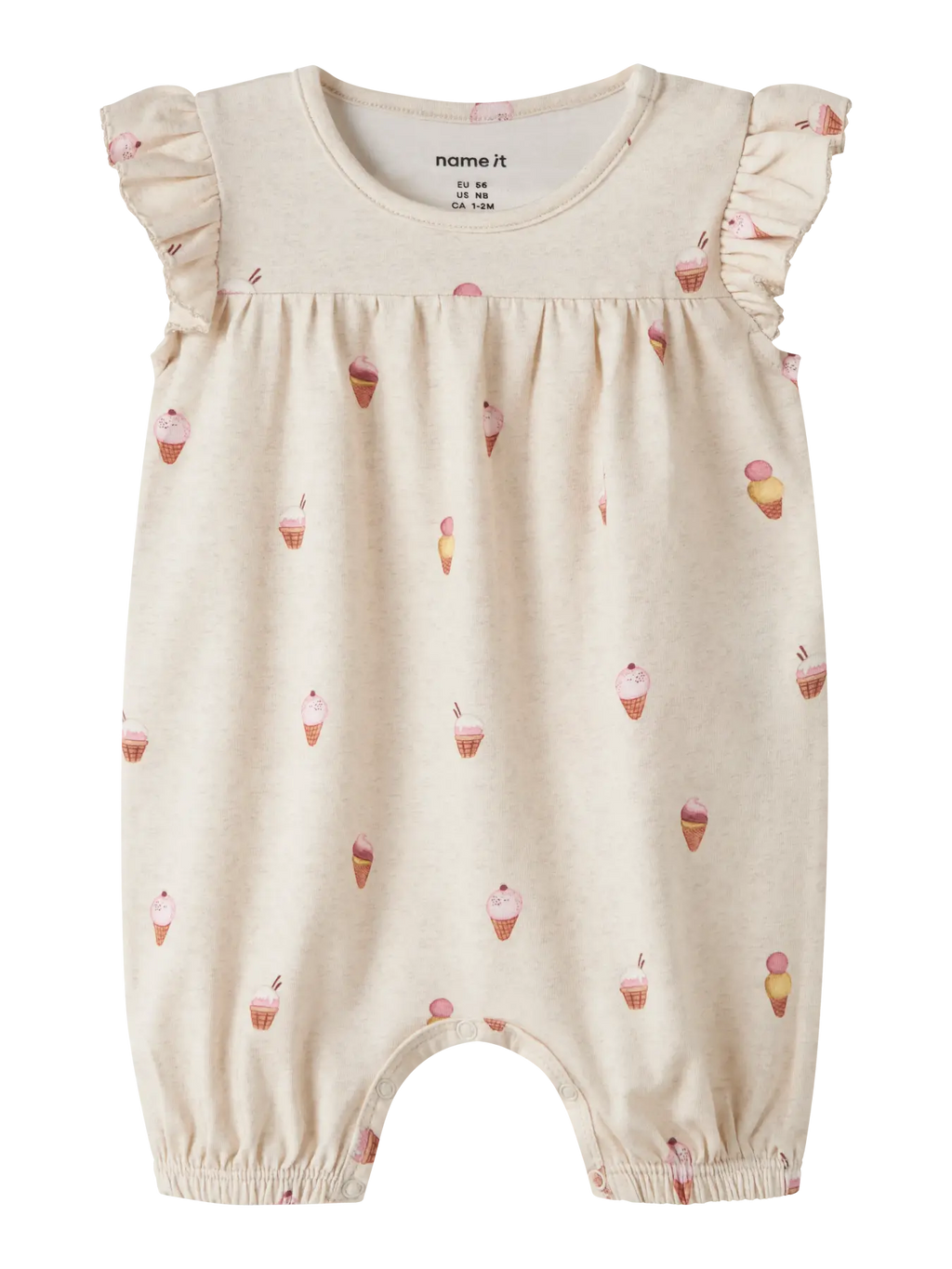 Name It - haalari vauvalle, luomupuuvilla - beige