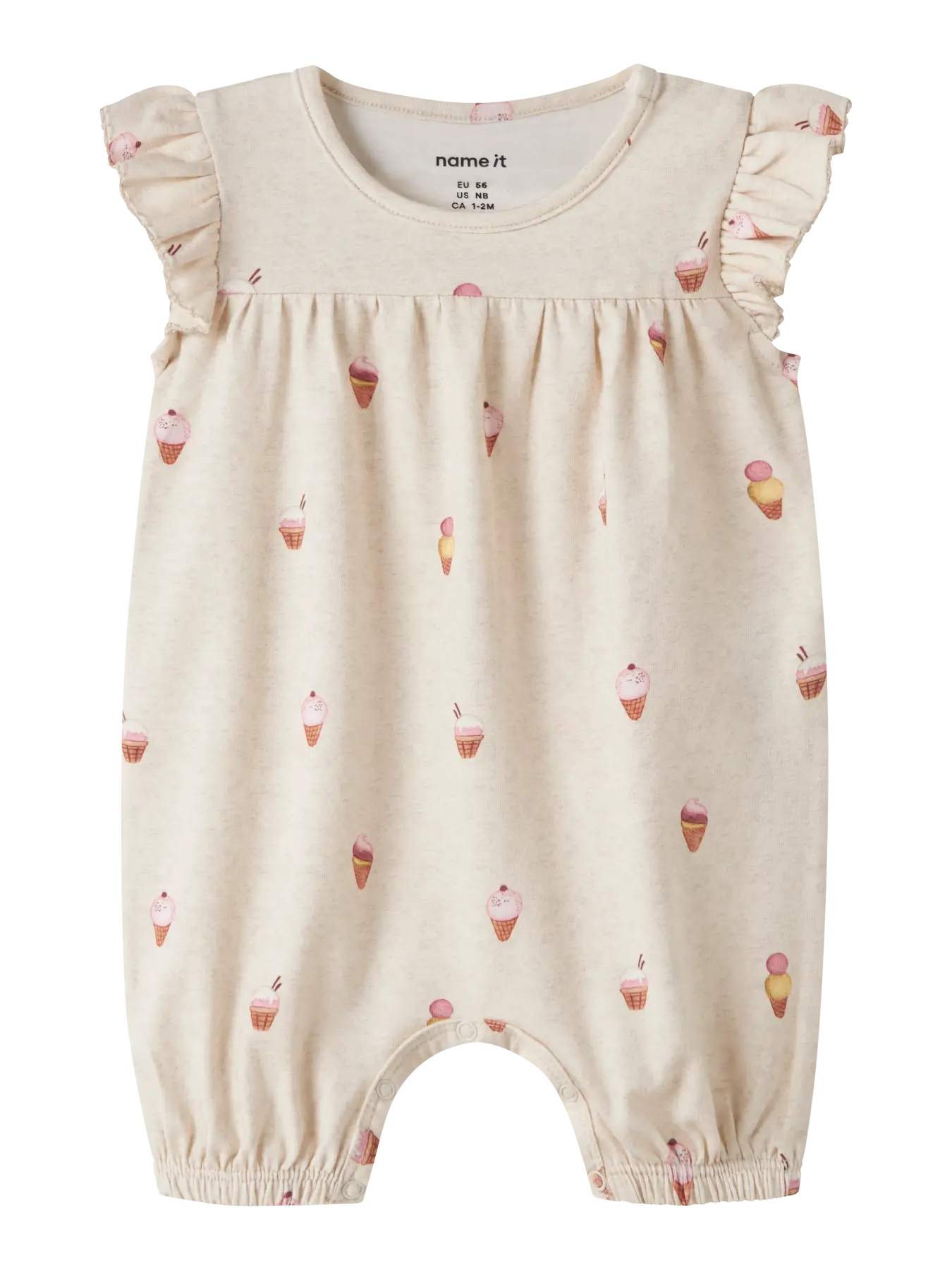 Name It - haalari vauvalle, luomupuuvilla - beige