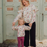 Metsola - Perfect Day Frill Sweater -Collegepaita | Creamy