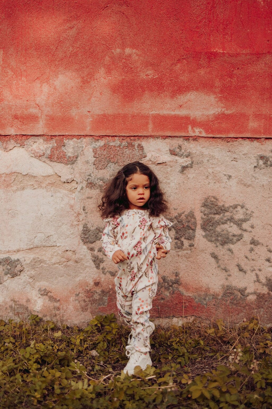 Metsola - Perfect Day Rib Frilla Playsuit -Haalari | Creamy