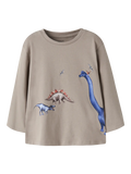 Name It - pitkähihainen paita, dino blue.