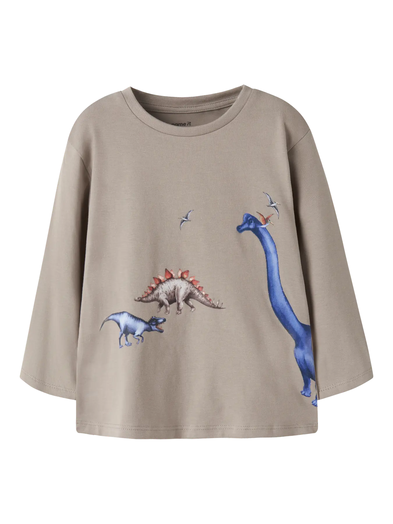 Name It - pitkähihainen paita, dino blue.