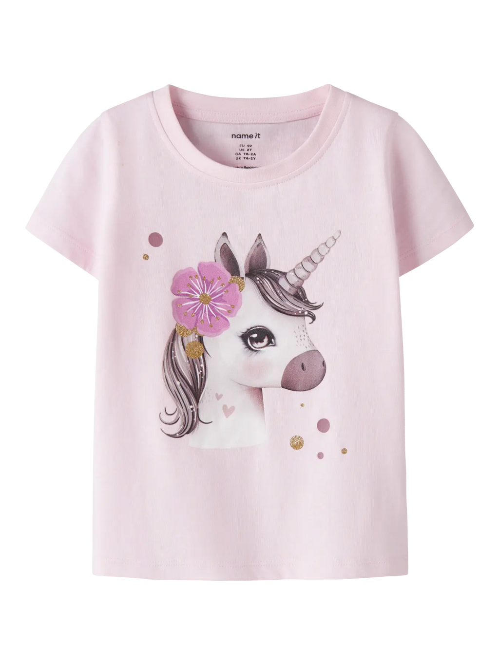 Name It - unicorn -t-paita,pink