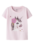 Name It - unicorn -t-paita,pink