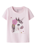 Name It - unicorn -t-paita,pink