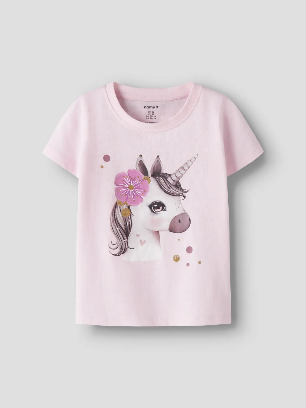 Name It - unicorn -t-paita,pink