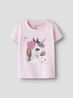 Name It - unicorn -t-paita,pink