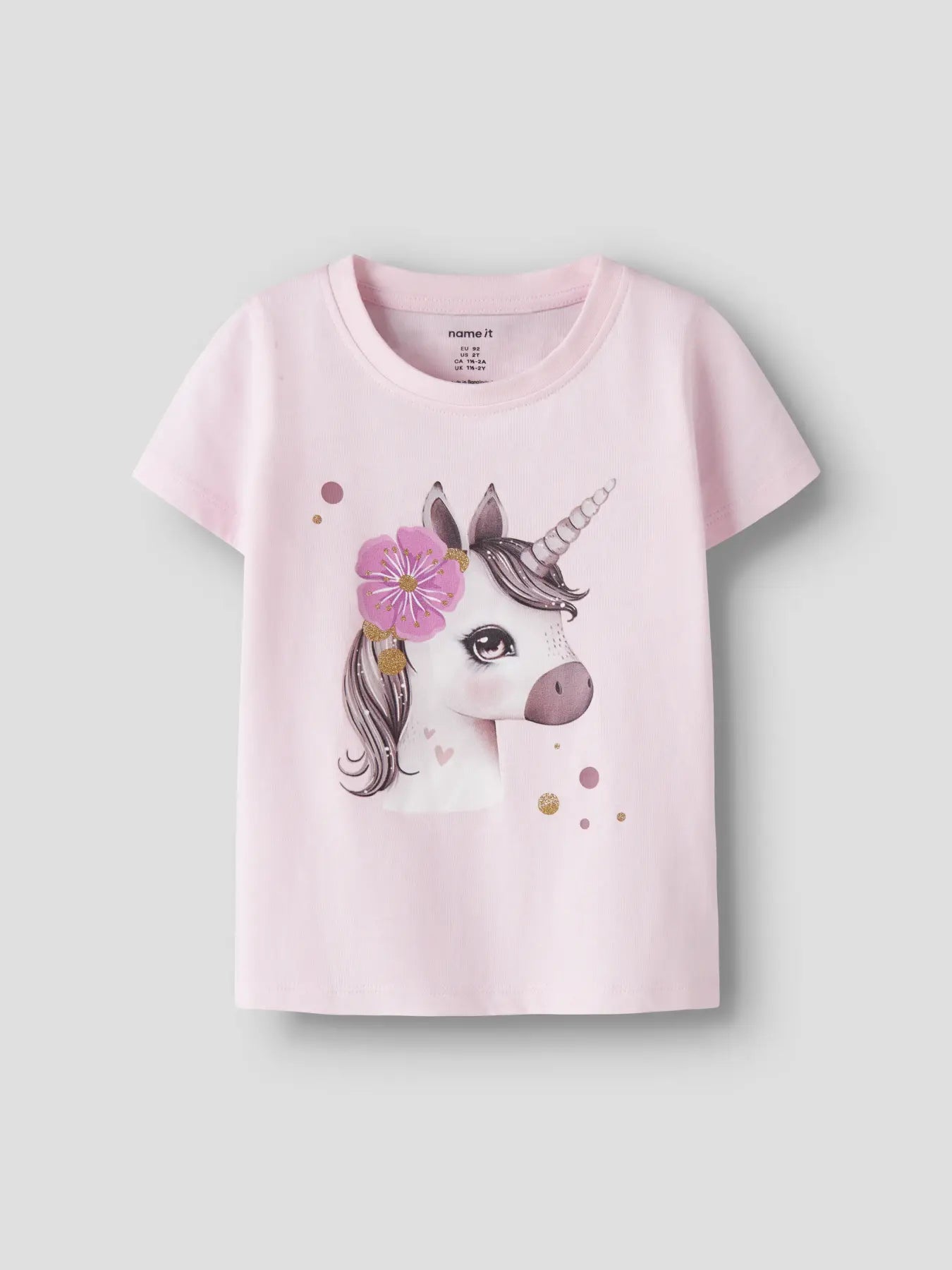 Name It - unicorn -t-paita,pink