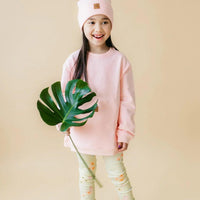 RIB BEANIE -TUPSUPIPO | MILKY PEACH - Luna Living