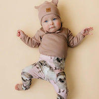 RIB BEAR BEANIE -PIPO | CHOCO - Luna Living