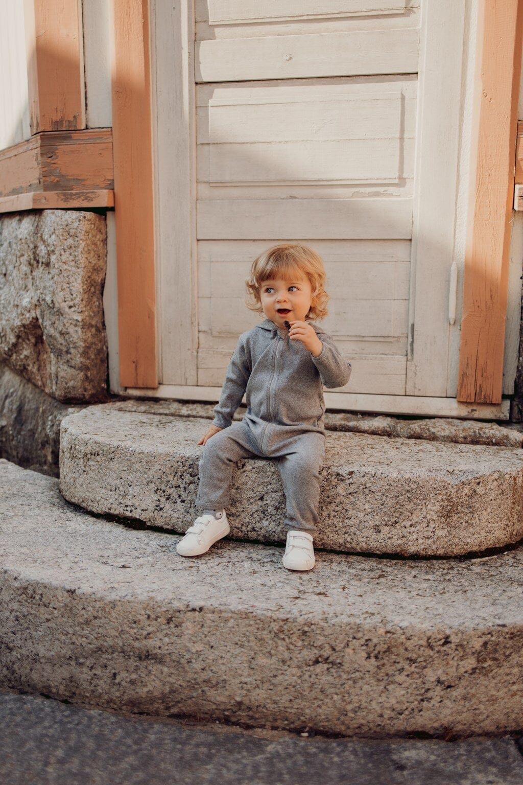 Metsola - Rib Bear Playsuit -Haalari | Cloudy