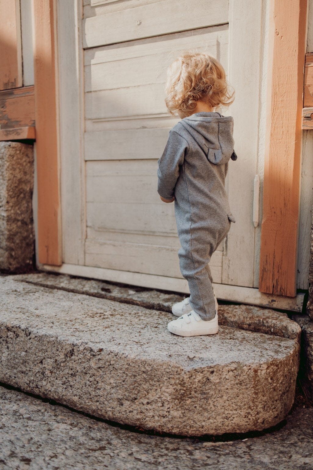 Metsola - Rib Bear Playsuit -Haalari | Cloudy