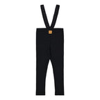 Metsola - Striped Rib Brace Pants -Henkselihousut, Black