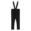 Metsola - Striped Rib Brace Pants -Henkselihousut, Black