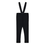 Metsola - Striped Rib Brace Pants -Henkselihousut, Black