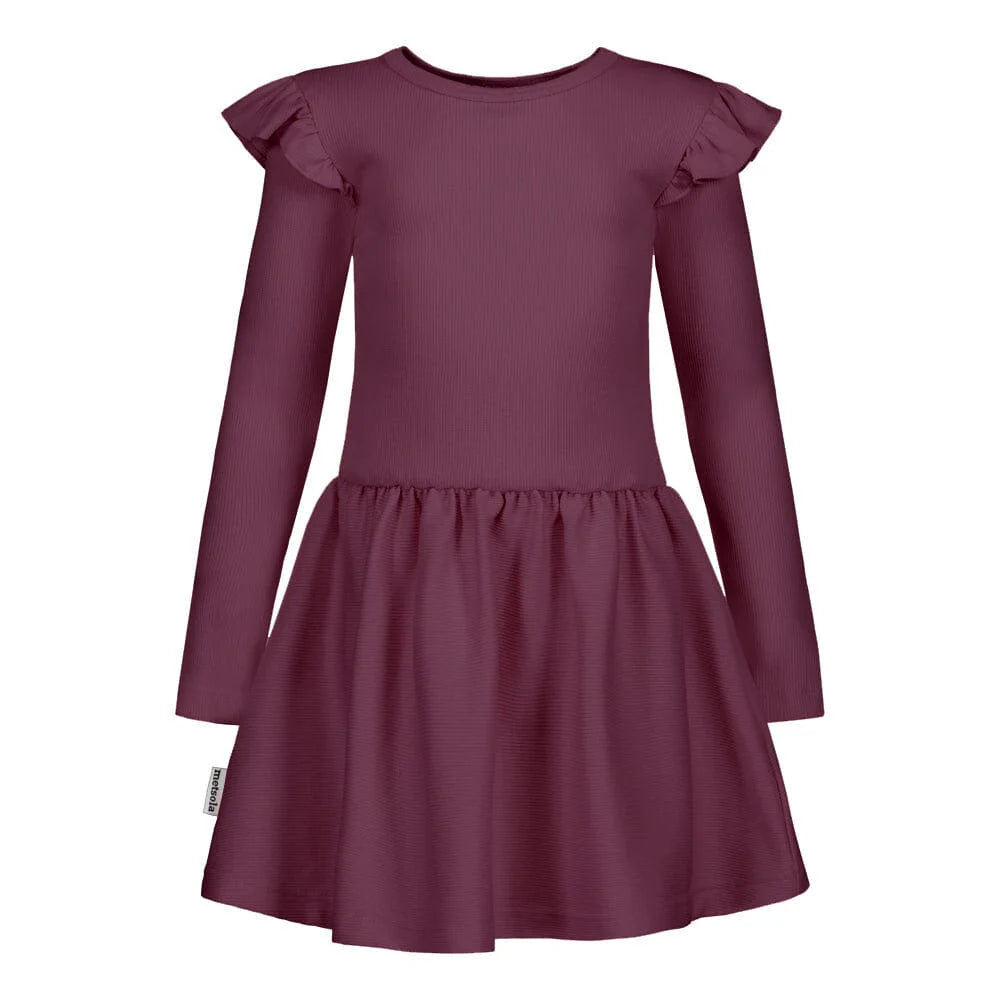 Metsola - Rib Frilla -Mekko | Berry