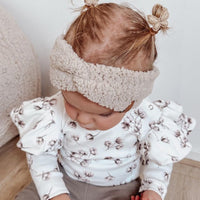 Babystyling teddy neulepanta - ecru