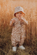 Safari Muslin -Romper | Nougat