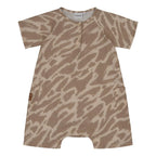 Safari Muslin -Romper | Nougat