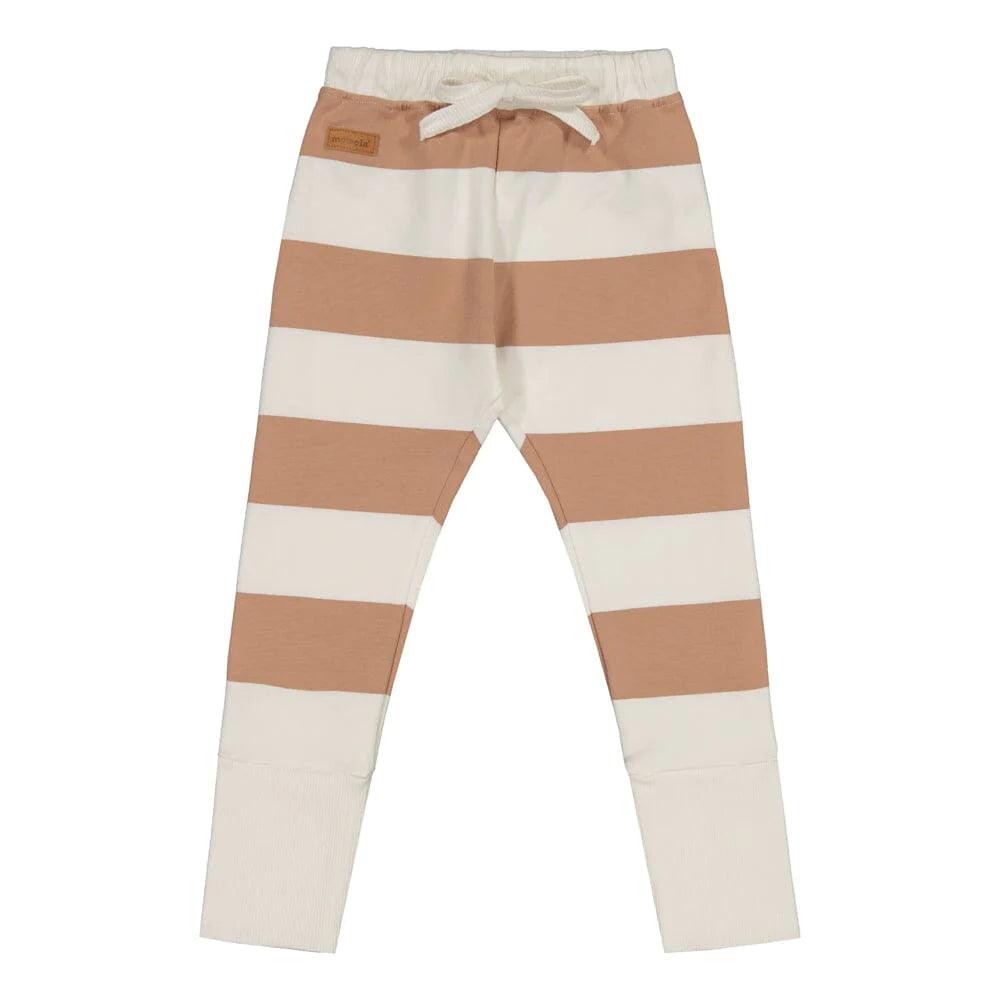 Metsola-STRIPED-COLLEGEHOUSUT | CHOCO-VANILLA - Luna Living